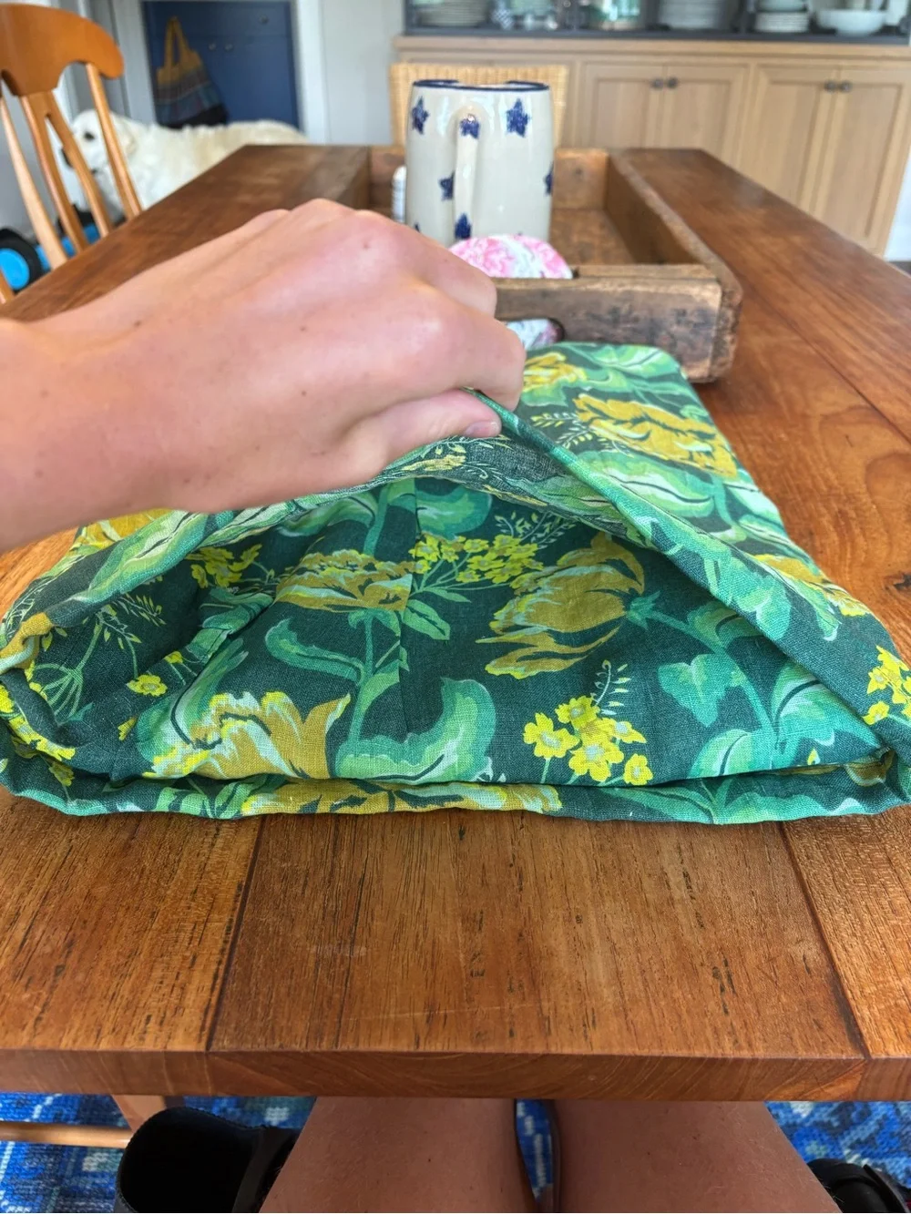 Sage & Clare NWT Margot 100% Linen Flat Sheet - Forest Colorway - Queen